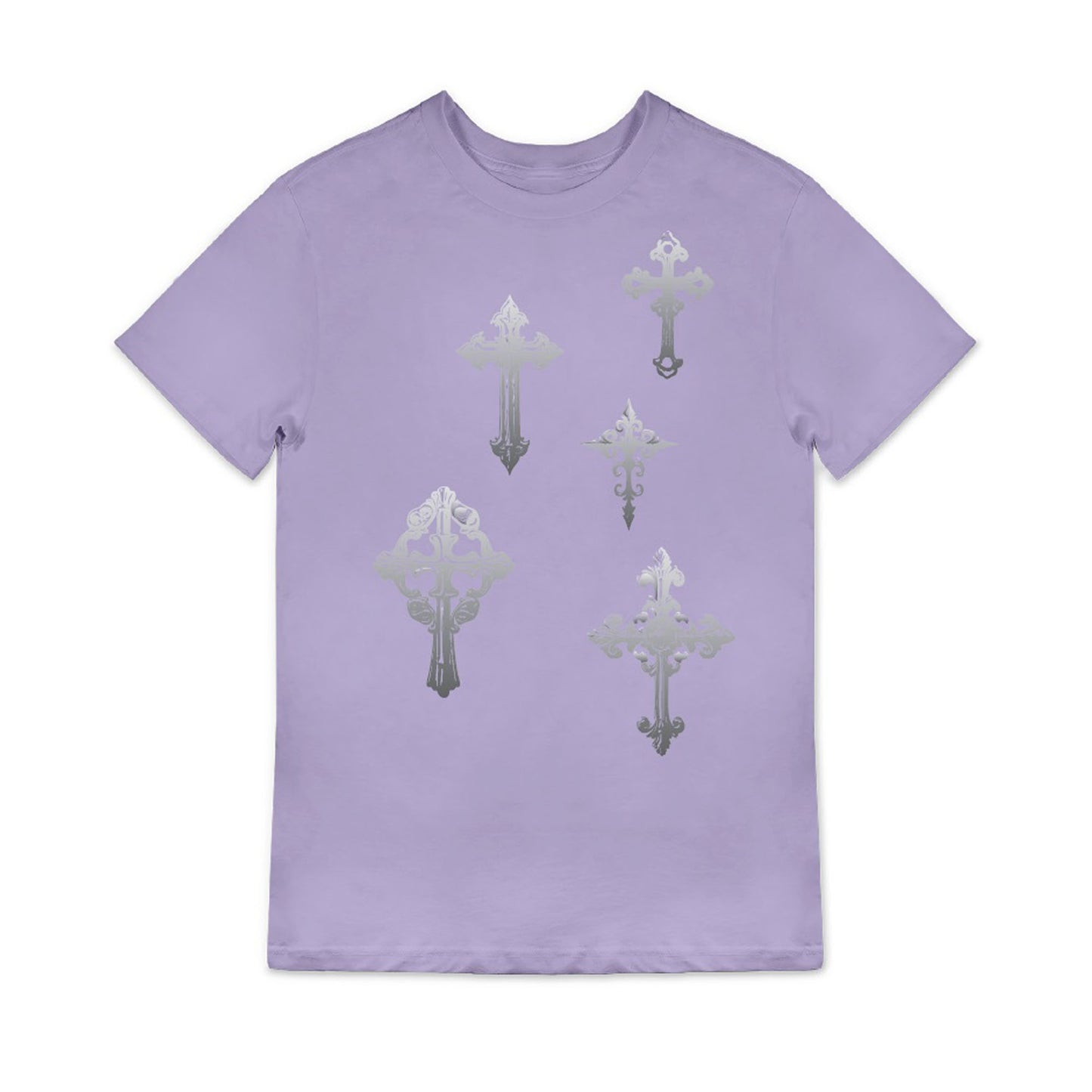 Mister Tee Metallic Multi Crosses T-Shirt
