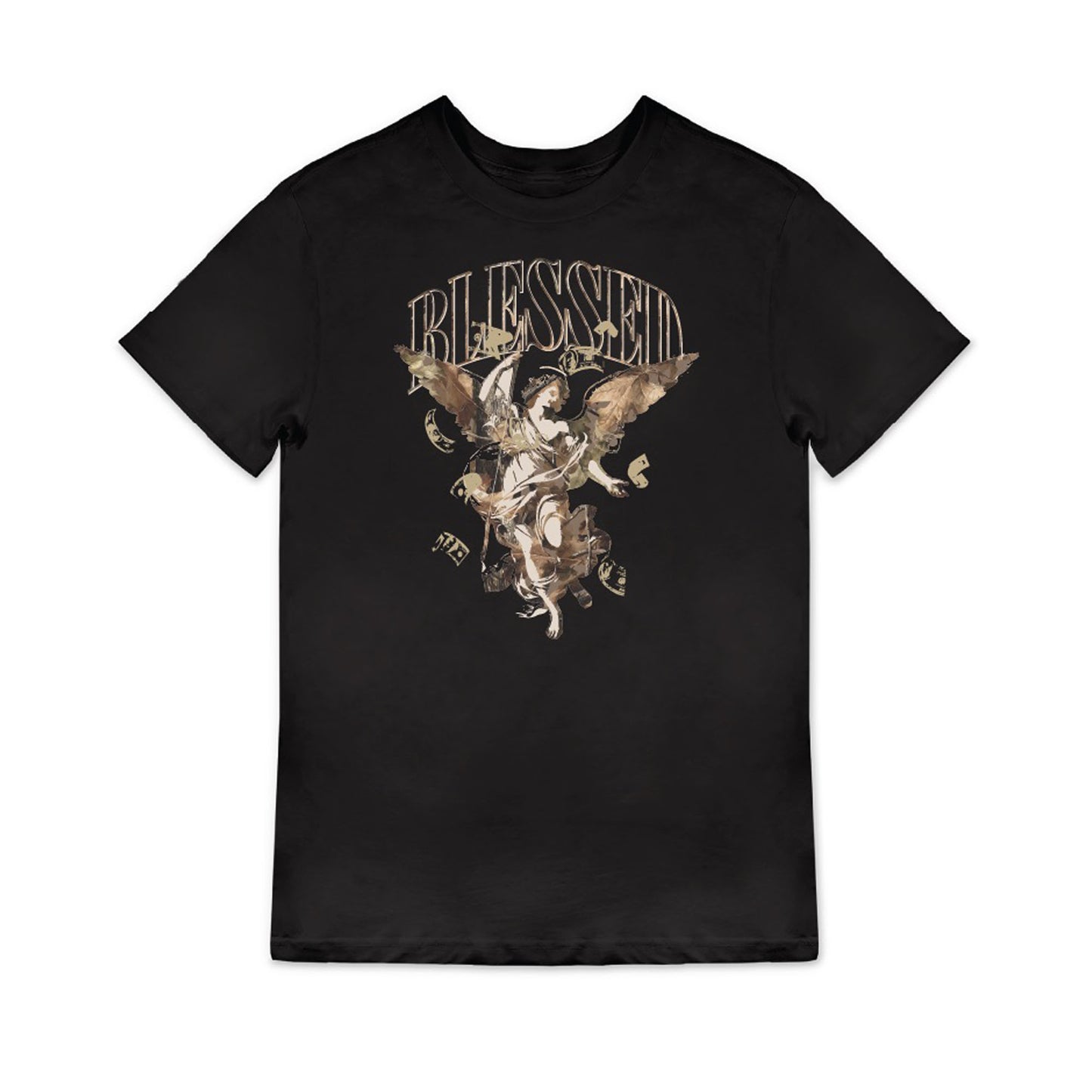 Camo Blessed Angel T-Shirt