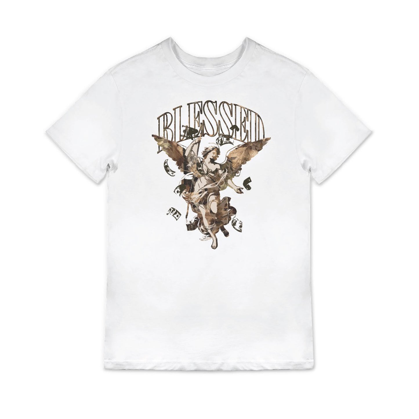 Camo Blessed Angel T-Shirt