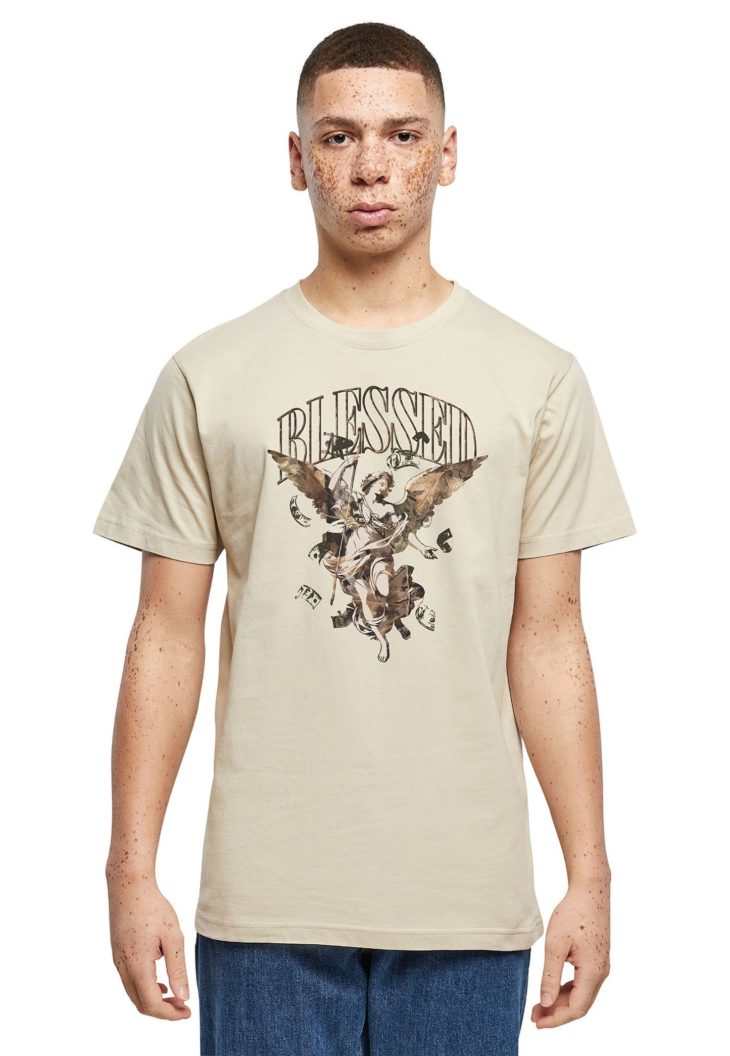 Camo Blessed Angel T-Shirt
