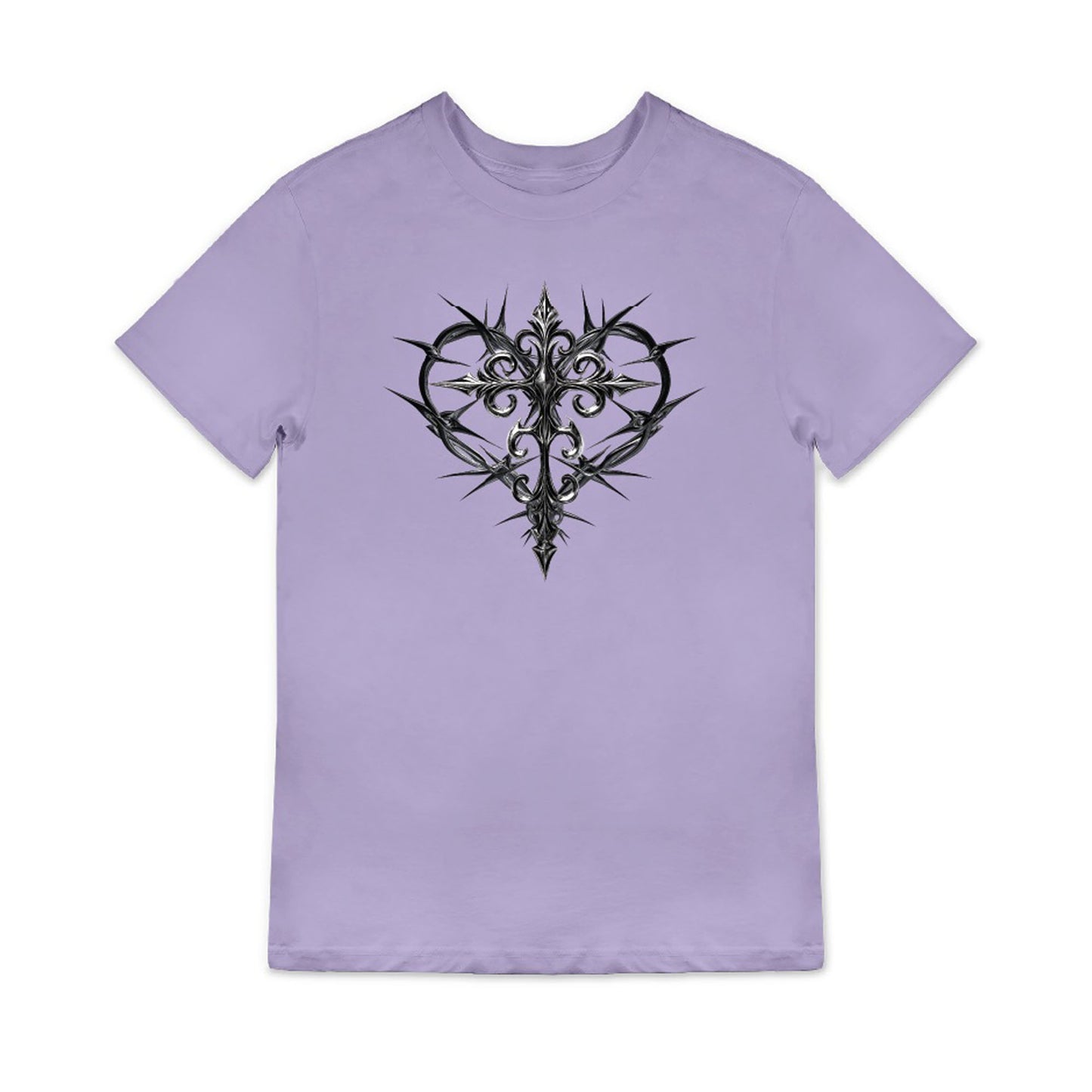 Mister Tee Chrome Thorn Heart T-Shirt