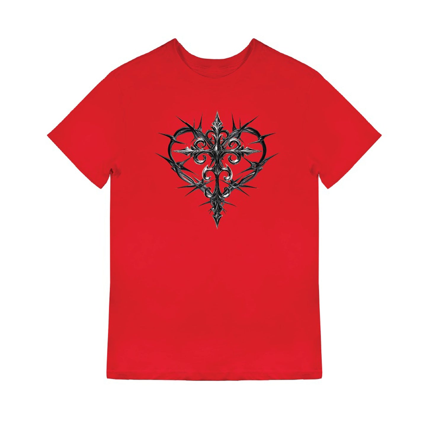 Mister Tee Chrome Thorn Heart T-Shirt