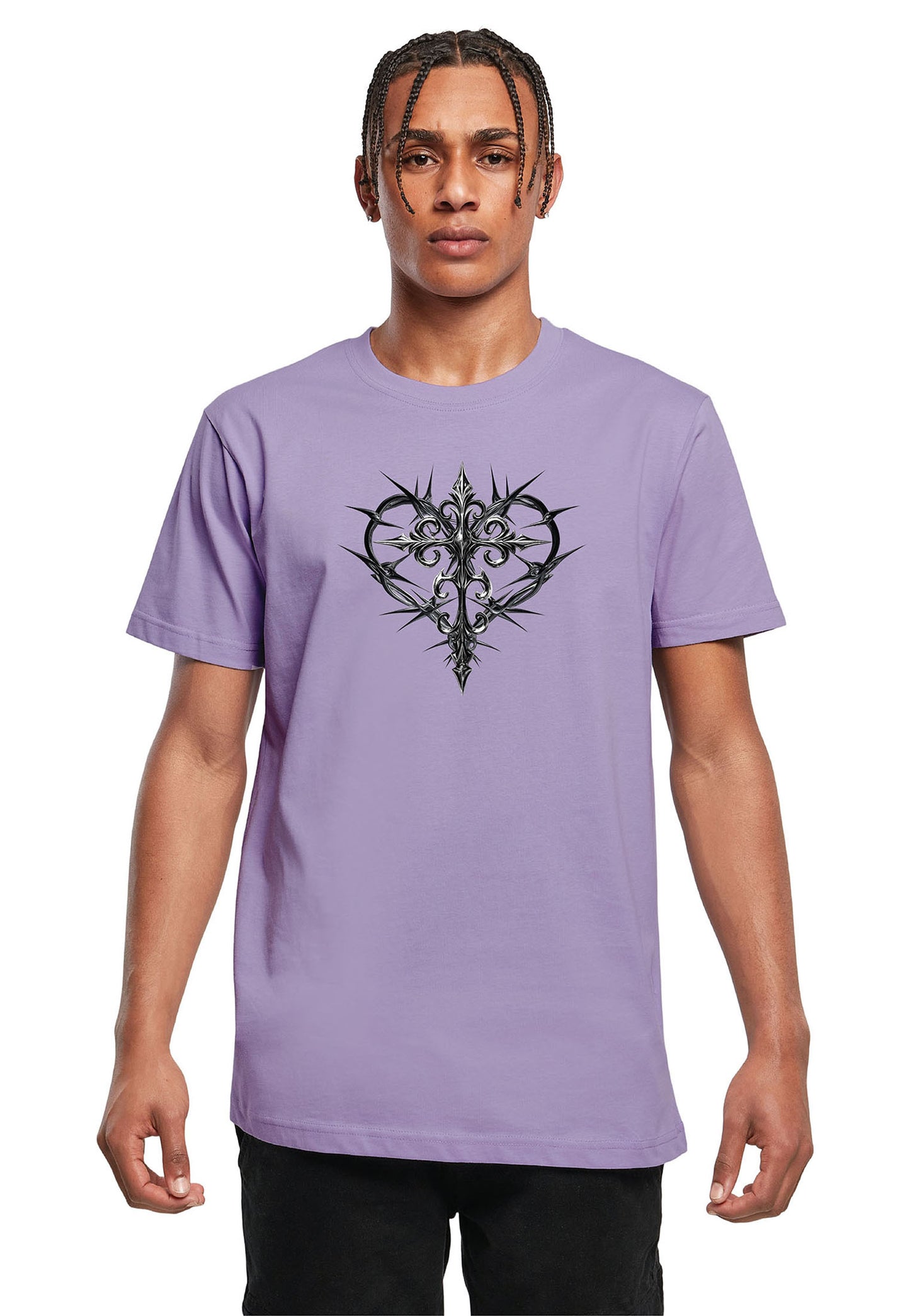 Mister Tee Chrome Thorn Heart T-Shirt