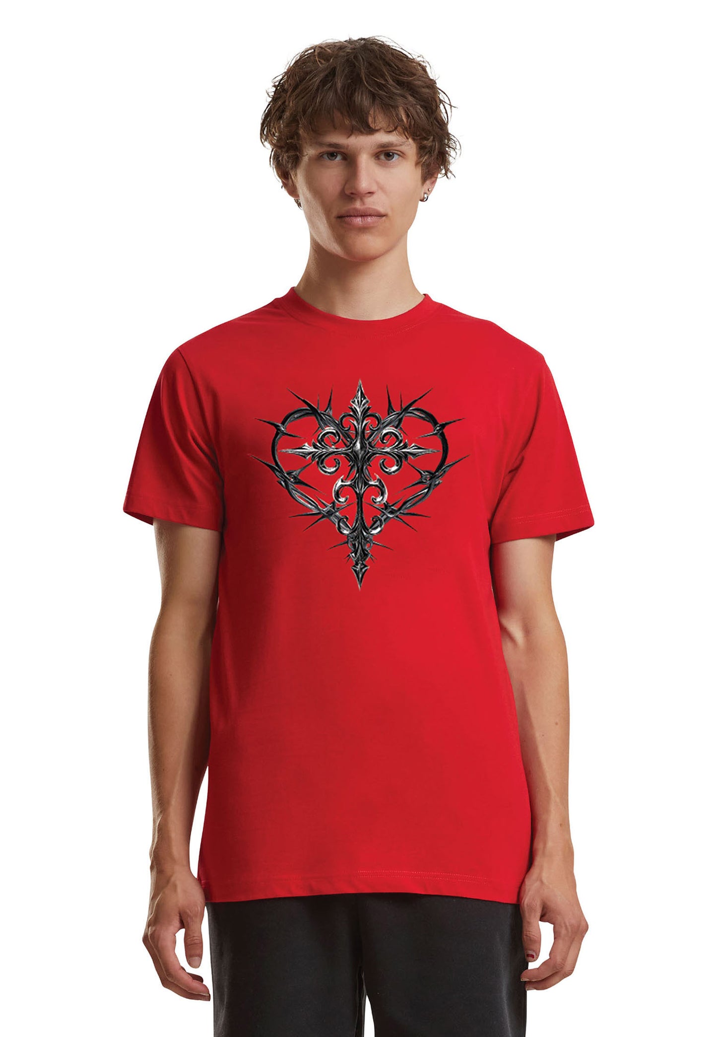 Mister Tee Chrome Thorn Heart T-Shirt