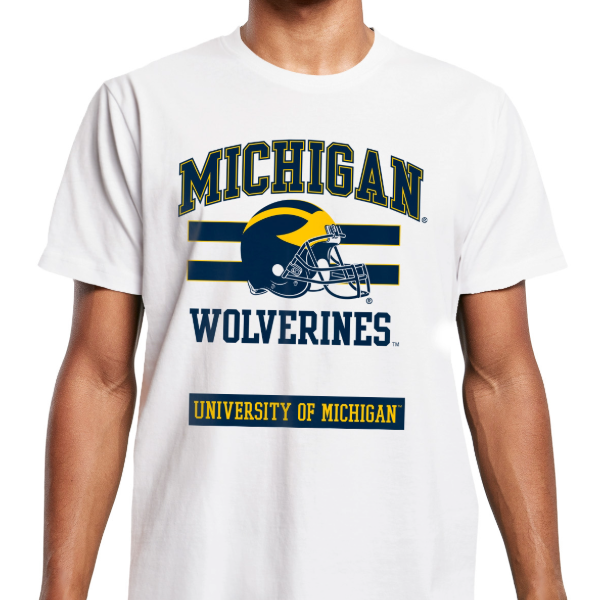 Vintage Wolverines with Helmet Tee