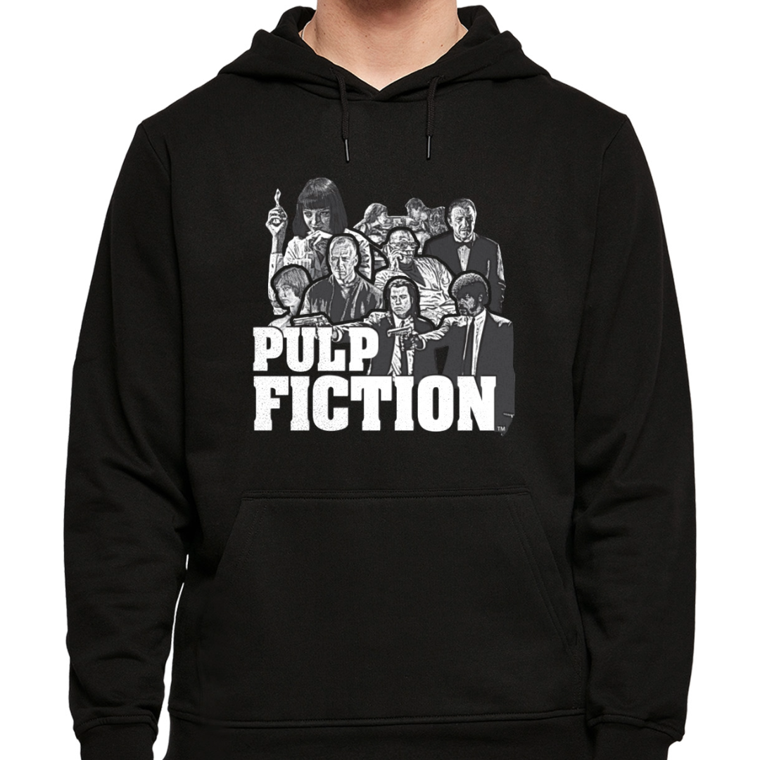 Pulp Fiction Cast Graphic Hoodie