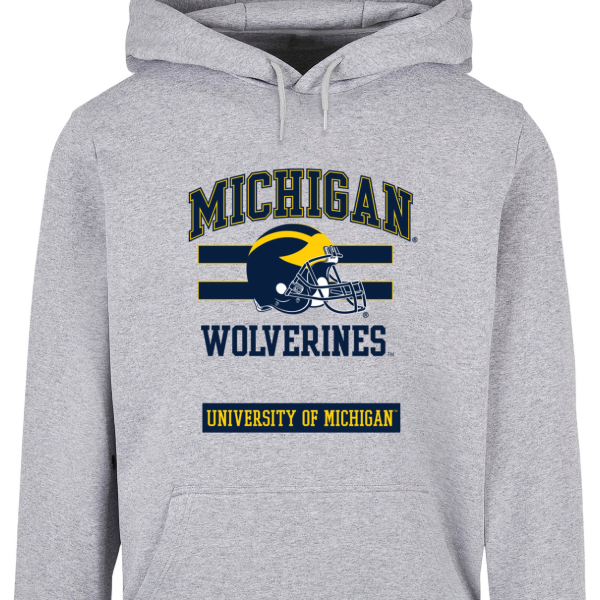 Vintage Wolverines with Helmet Hoodie