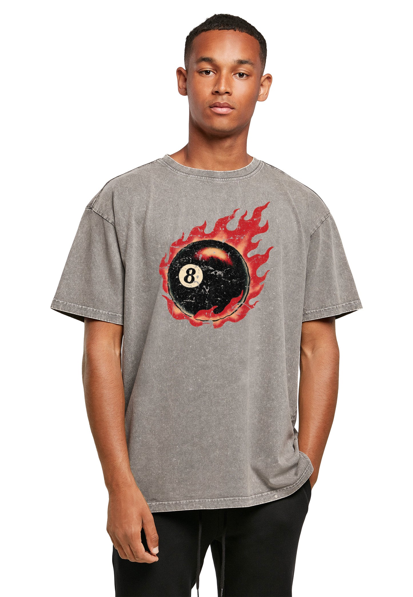 Flaming 8 Ball T-Shirt