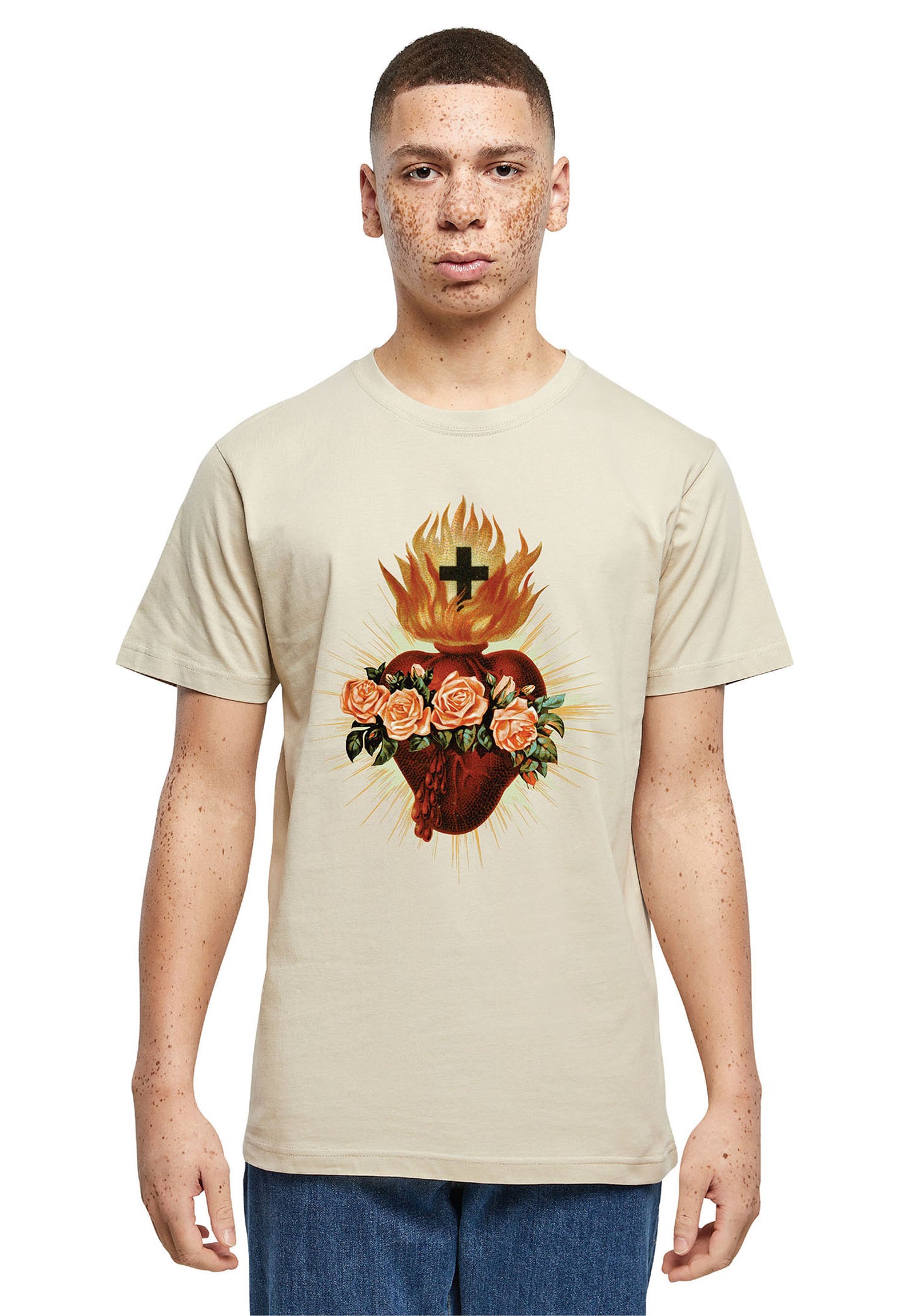 Mister Tee Burning Heart T-Shirt
