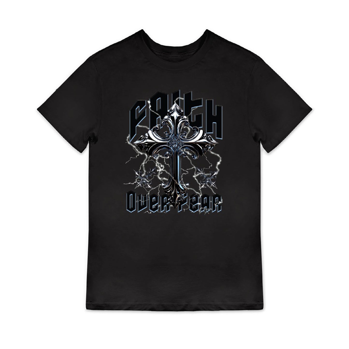 Mister Tee Lightning FOF Cross T-Shirt