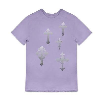 Mister Tee Metallic Multi Crosses T-Shirt