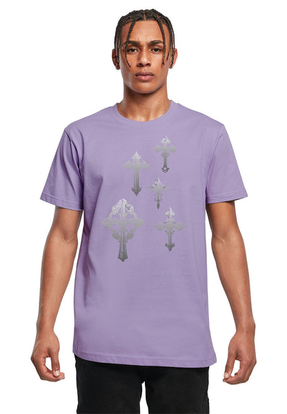 Mister Tee Metallic Multi Crosses T-Shirt