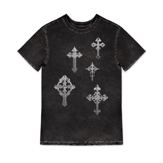 Metallic Multi Crosses T-Shirt