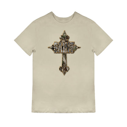 Mister Tee Camo Saint Cross T-Shirt