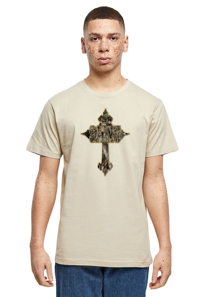 Mister Tee Camo Saint Cross T-Shirt