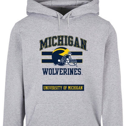 Vintage Wolverines with Helmet Hoodie