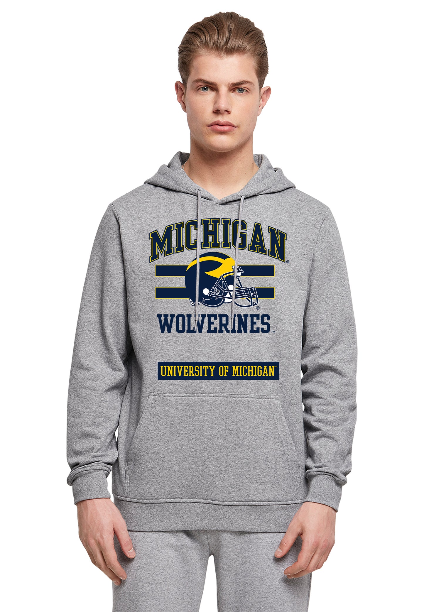 Vintage Wolverines with Helmet Hoodie
